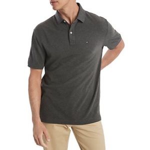 Tommy Hilfiger Grey Polo Slim Fit